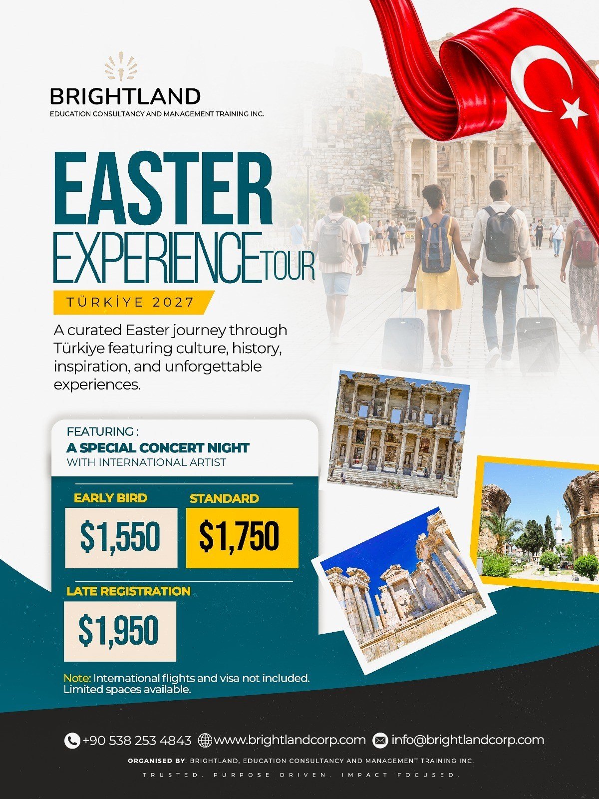 Easter Experience Tour — Türkiye 2027 Afişi