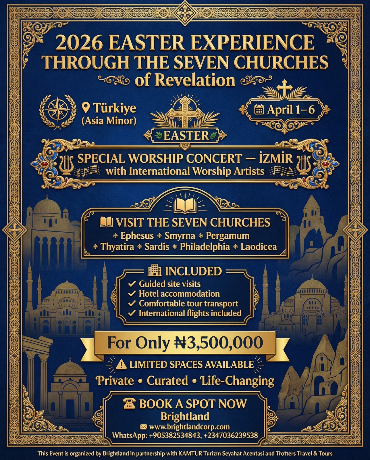 Easter 2026 Tour Poster